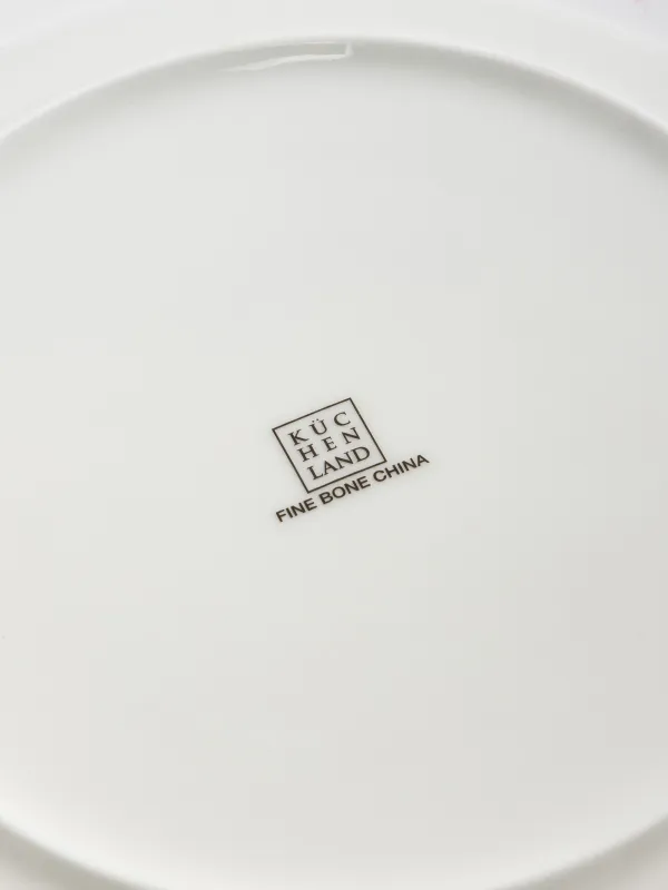 Сервиз обеденный, 6 перс, 18 пр, фарфор F, белый, Цветы, Florin, image-5