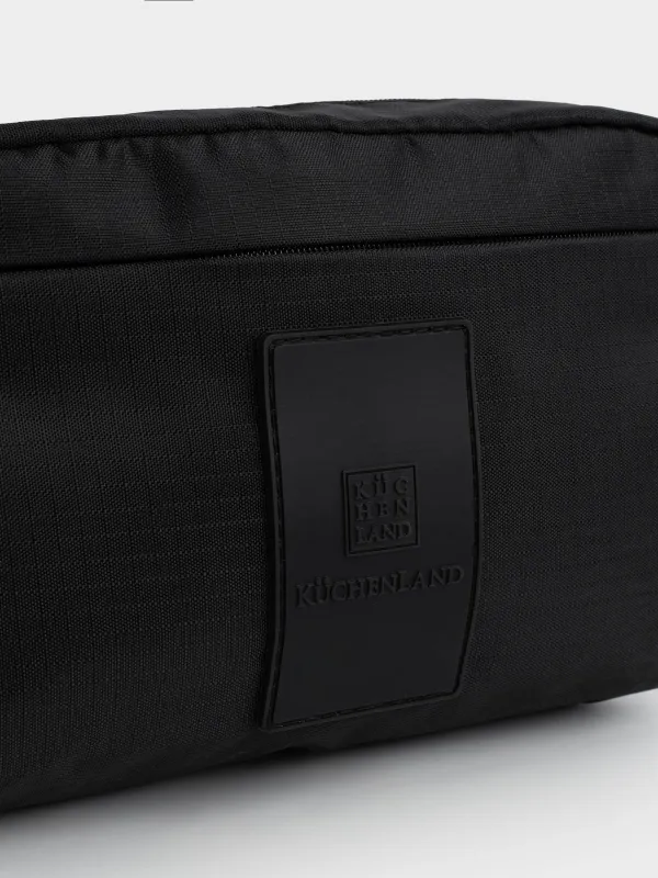Косметичка дорожная, 20х12 см, полиэстер, черная, Easy Travel, image-3