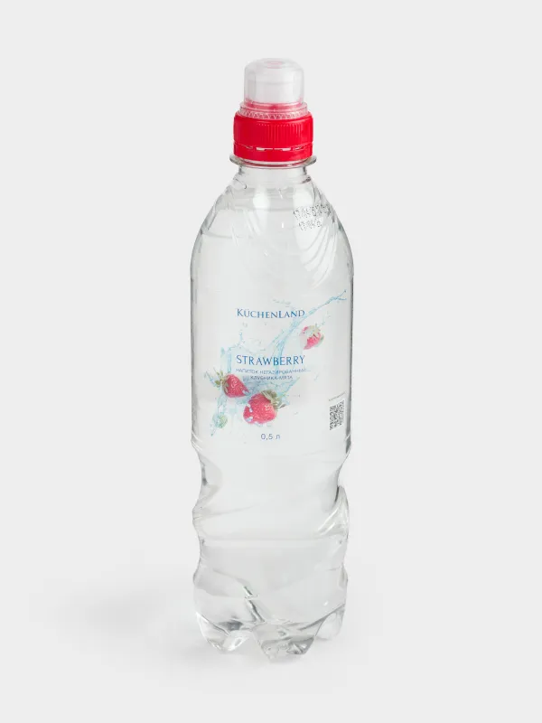 Напиток, 500 мл, питьевой, негазированный, в бутылке, со вкусом клубники и мяты, Water berry, image-0