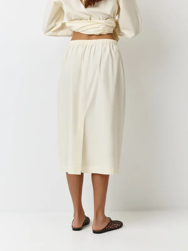 Әйелдер белдемшесі, миди, өлшемі L, мақта К, ашық сары, Irene, image-3