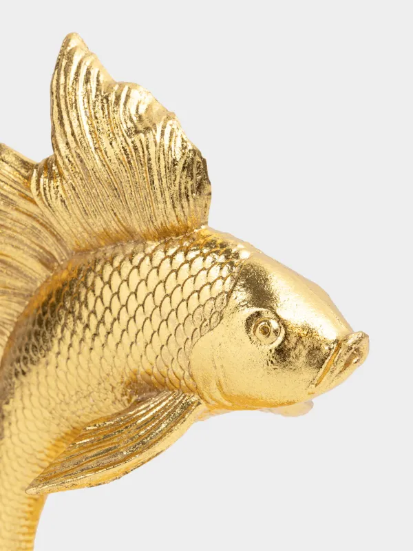 Статуэтка, 20 см, полирезин, золотистая, Рыбка, Goldfish, image-4