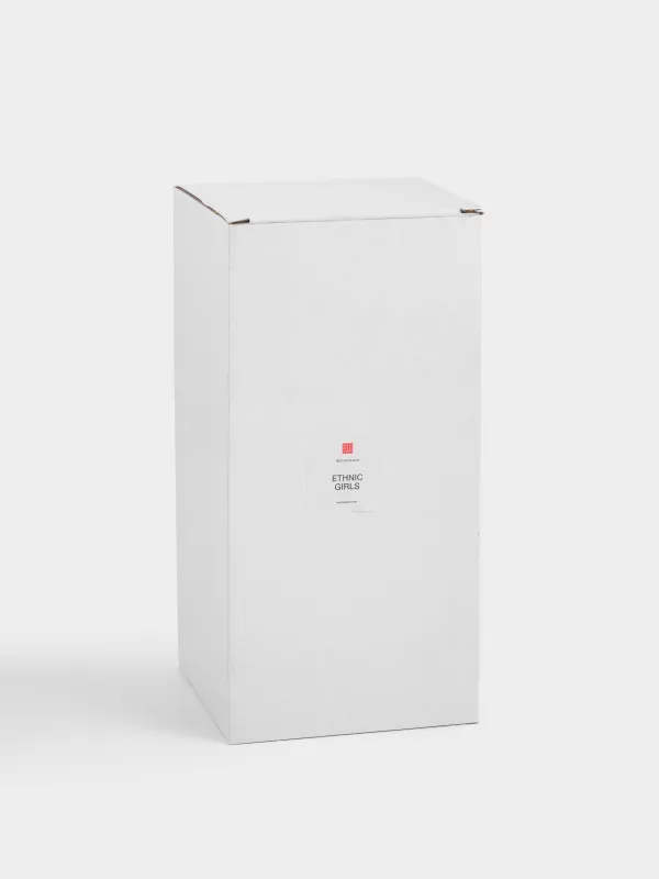 Сәндік ваза, 28 см, полирезин, қара және алтын, Сәлде таққан әйел, Ethnic girls, image-6