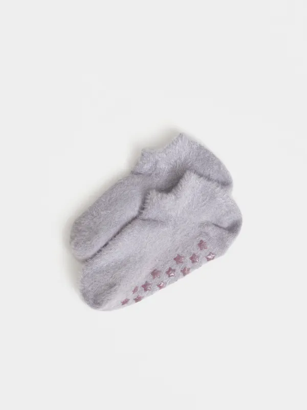 Әйелдер шұлықтары, үйге арналған, өлшемі 36-38, мақта/полиэстер/нейлон, сұр, Hotty fuzz, image-1