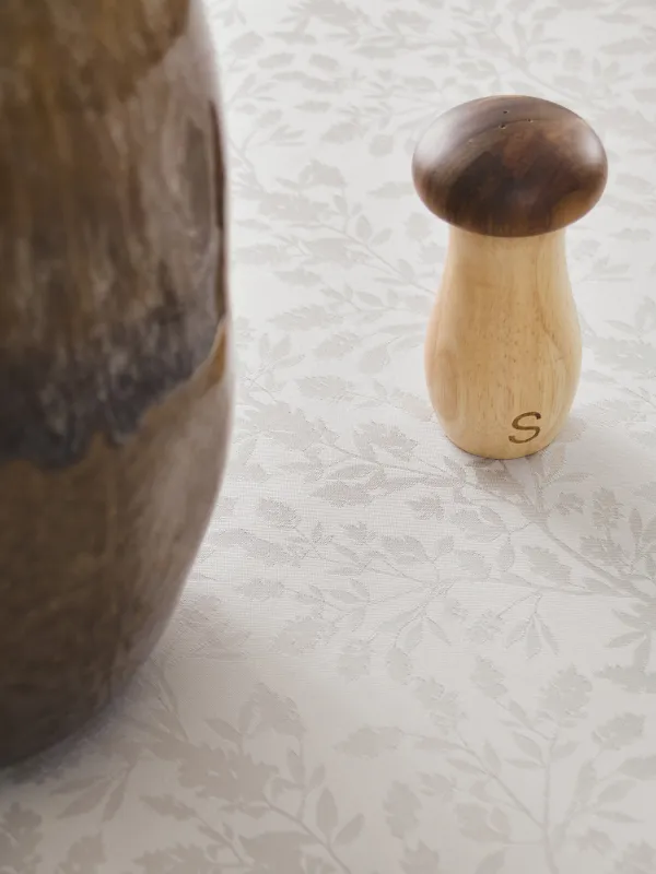 Дастархан, 160х160 см, жаккард, полиэстер, сүт түстес, Бұтақтар, Slender branches, image-3