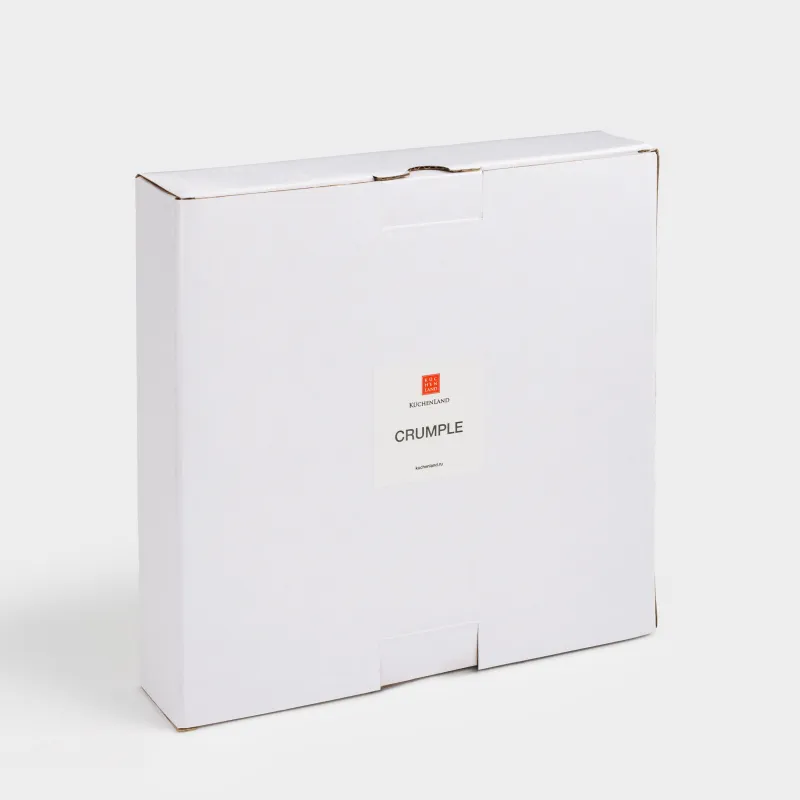 Тіскебасар тәрелкесі, 21 см, фарфор N, сүт түстес, Мыжылған эффект, Crumple, image-4