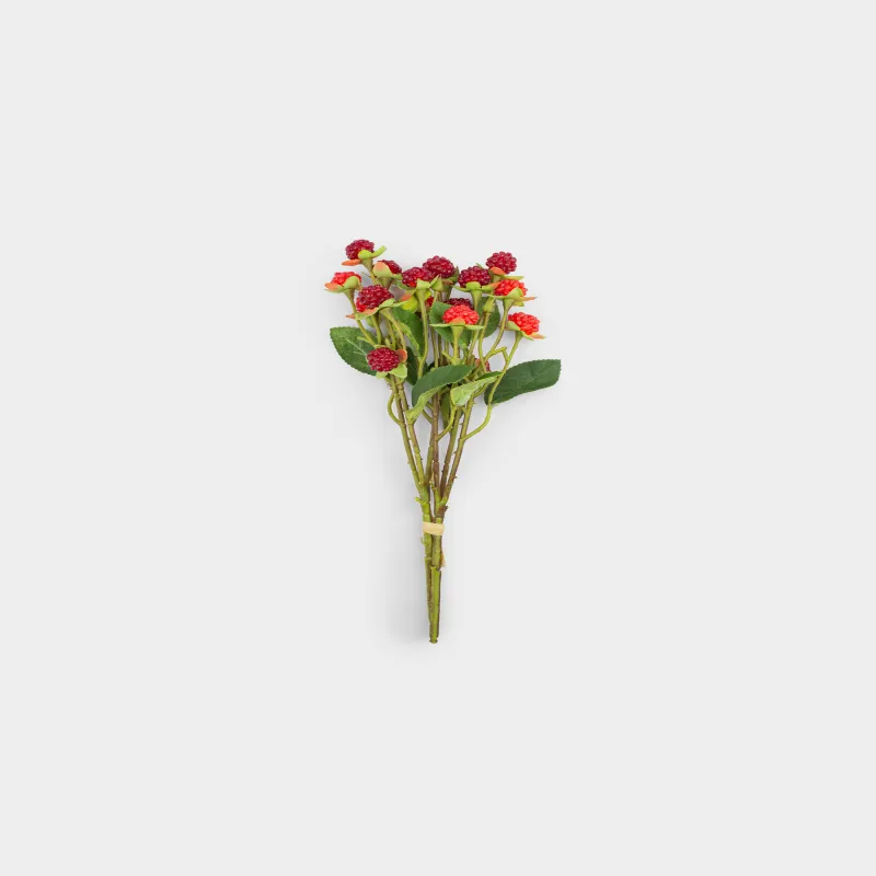 Букет искусственный, 30 см, пластик/полиэстер, Малина, Fruit decor, image-1