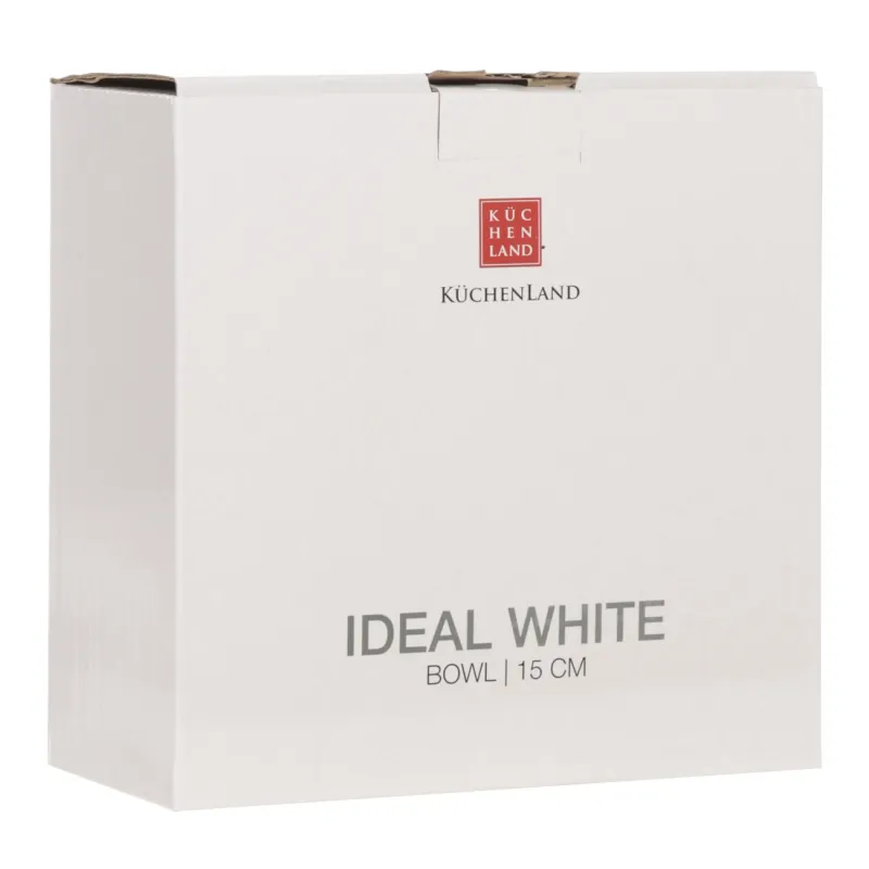 Салат ыдысы, 16х7 см, 800 мл, фарфор F, ақ, Ideal white, image-2