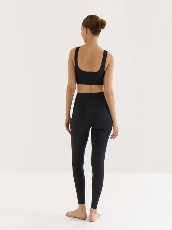 Легинсы спортивные, черные, Ligita, image-3