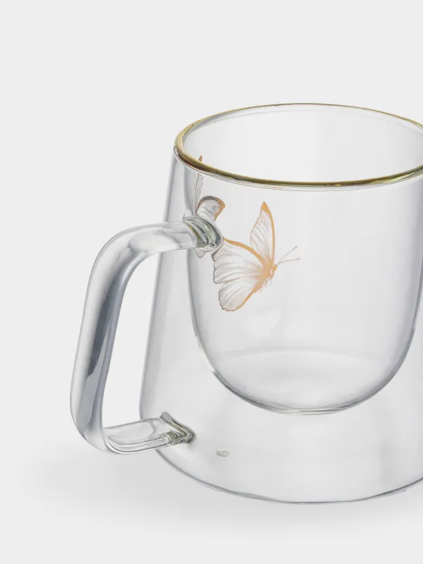 Кружка, 310 мл, Стрекоза/Бабочки, Air decor, image-3