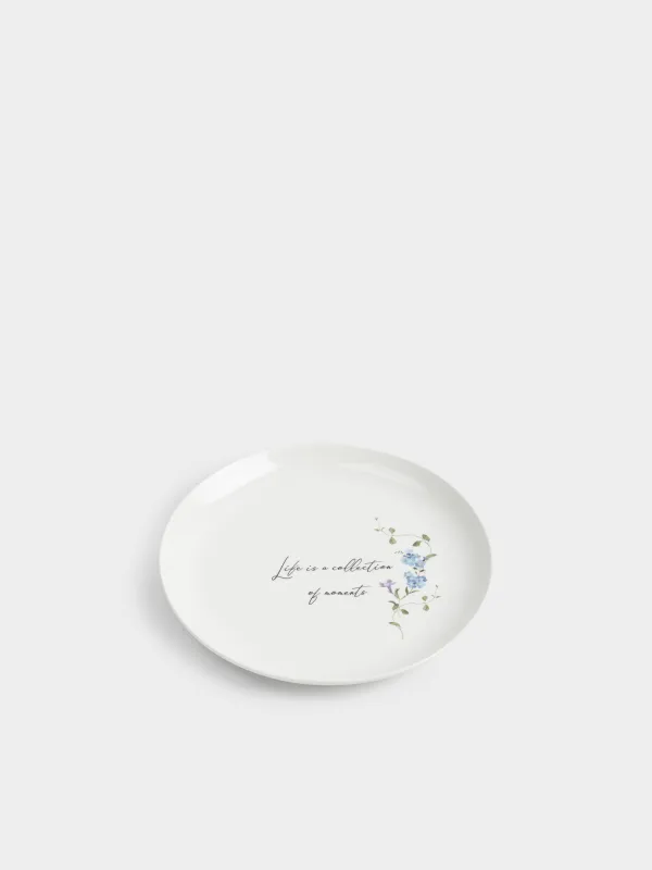 Тарелка закусочная, 21 см, фарфор N, белая, Полевые цветы, Cowslip, image-2