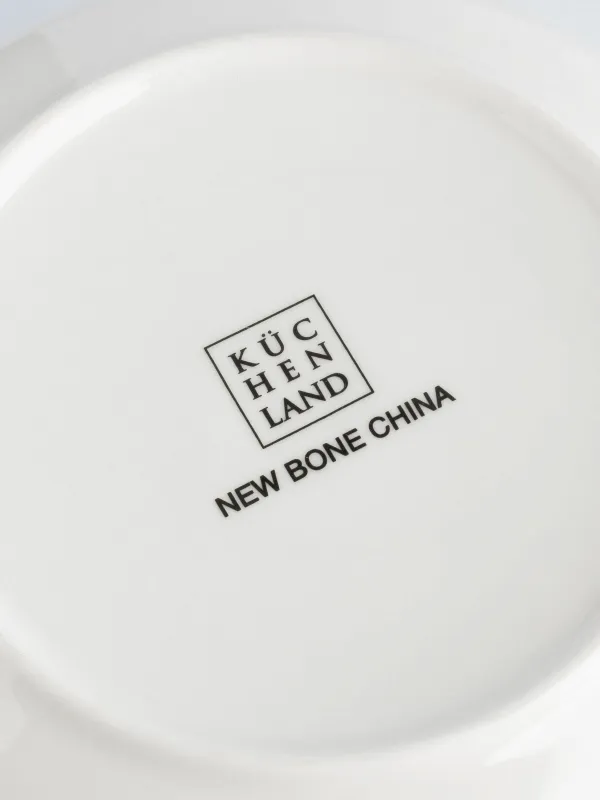 Салатник, 16х6 см, Серые цветы, Watercolor, image-3