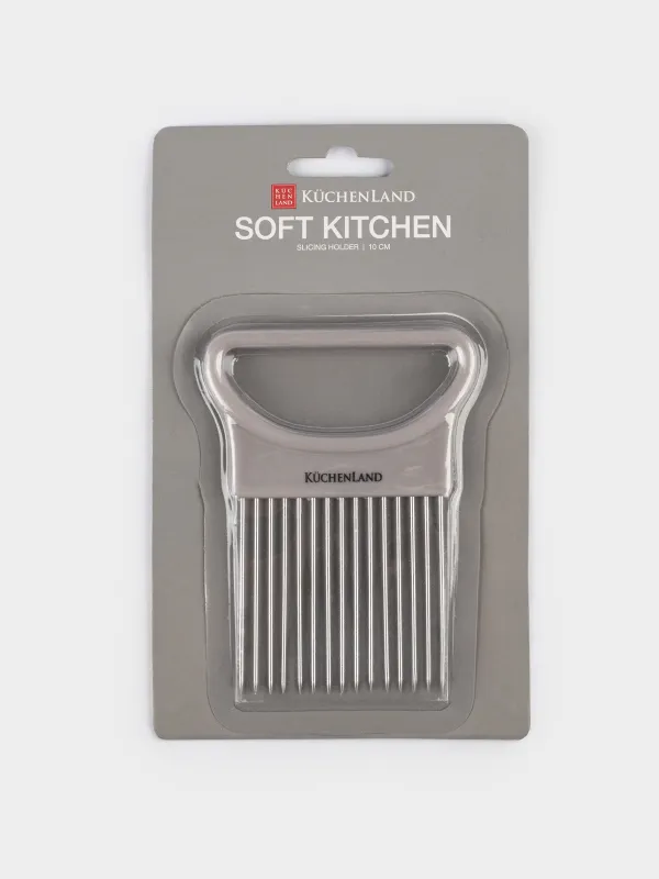 Пияз кескіш ұстағыш, 11х9 см, пластик/Болат, бежевый, Soft Kitchen, image-5