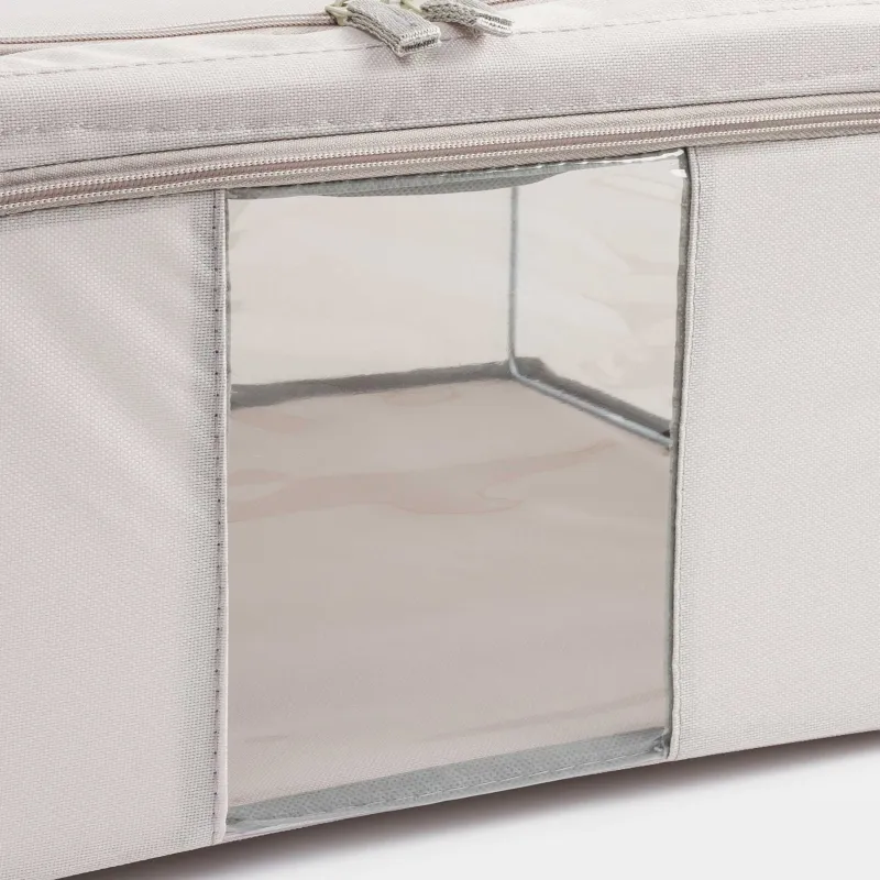 Заттарға арналған ұйымдастырушы- қорап, 50х40х22 см, найзағай, оксфорд, сұр, Pedant, image-7