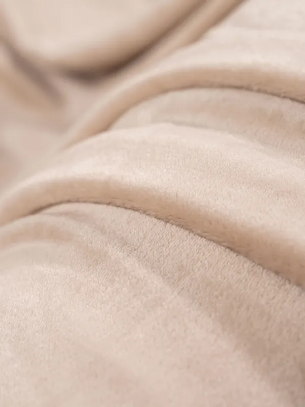 Плед, 140х190 см, фланель, песочный, Flannel, image-3