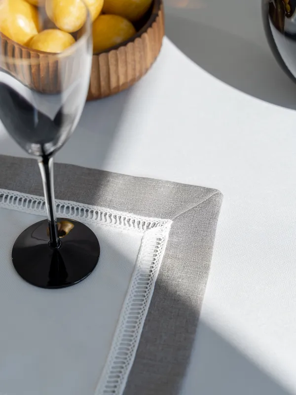 Аспаптарға арналған майлық, 30х45 см, 2 дана, полиэстер, тікбұрышты, ақ-сұр, Milky way, image-3