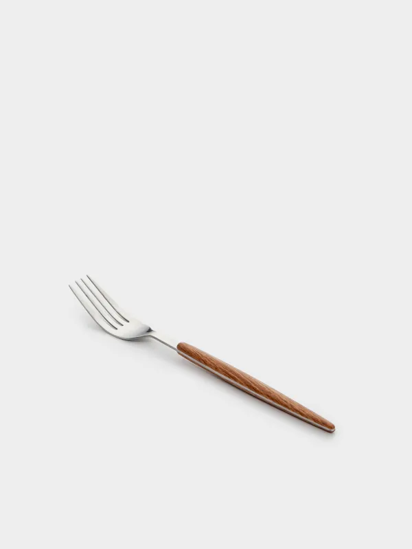 Вилка столовая, 2 шт, сталь/пластик, коричневая, Oslo, image-3