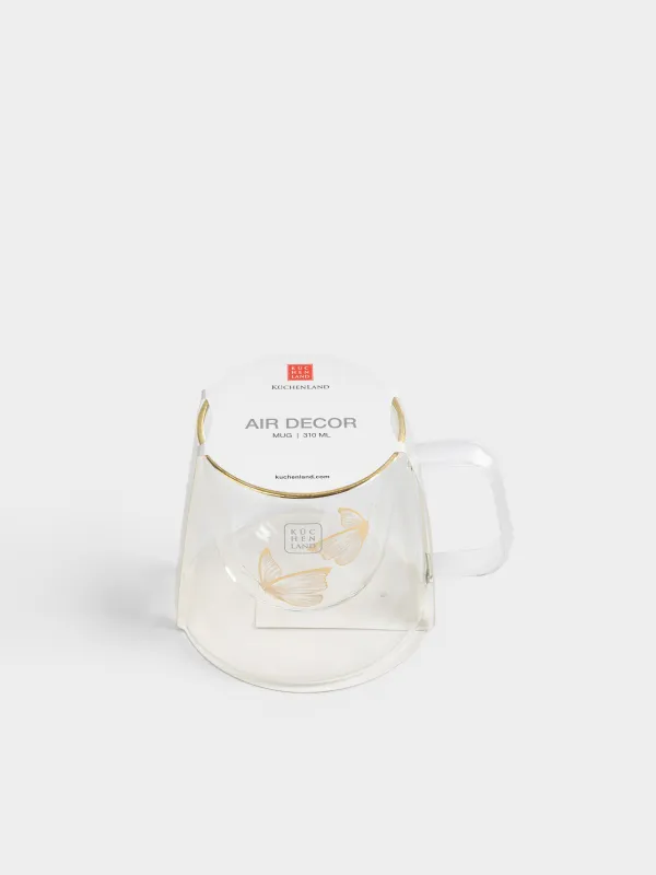 Кружка, 310 мл, Стрекоза/Бабочки, Air decor, image-4