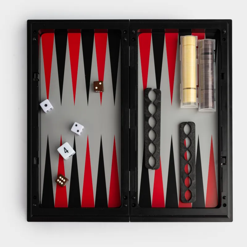 Игра настольная, 25х25 см, шашки/нарды, дорожные, пластик, Hobby light, image-10