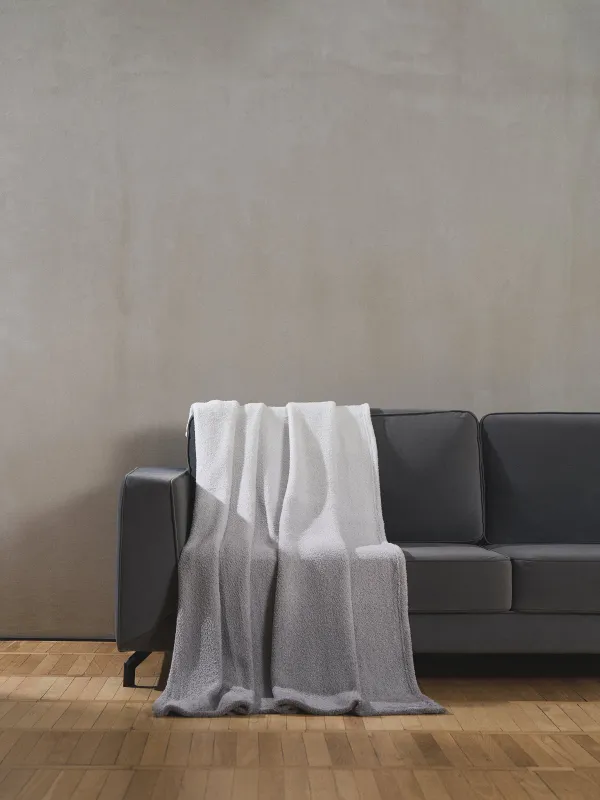 Плед, 130х170 см, двусторонний, полиэстер, светло-серый, Neutral, image-5