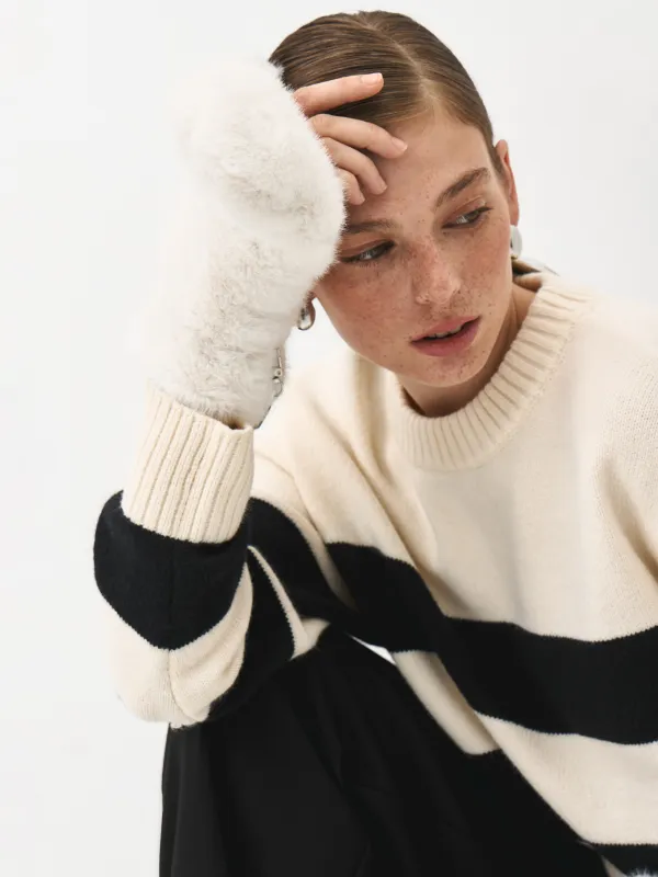 Варежки женские на шнурке, Shaggy, image-9