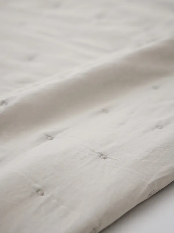 Төсек жапқыш, 220х240 см, сырылған, микрофибра, құм, Stitch, image-4