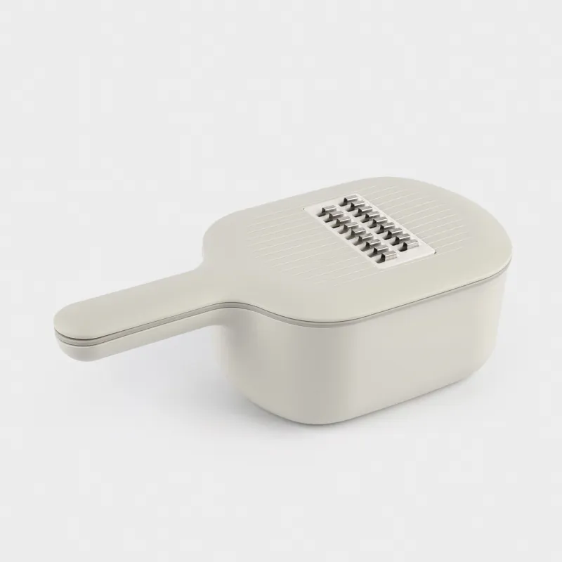 Үккіш, 29х14 см, 4 саптама, контейнері бар, тұтқасы бар, пластик/Болат, сұр, Matto