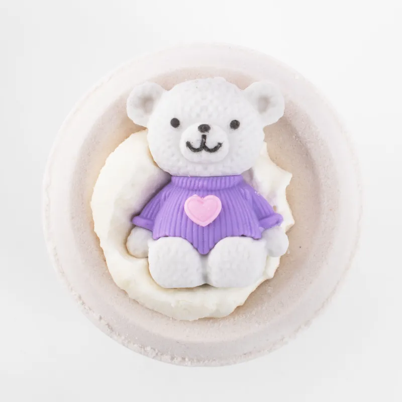 Ваннаға арналған бомба, 130 гр, ойыншығы бар, ассортиментте, банан мен ваниль, Аю, Bear, image-0