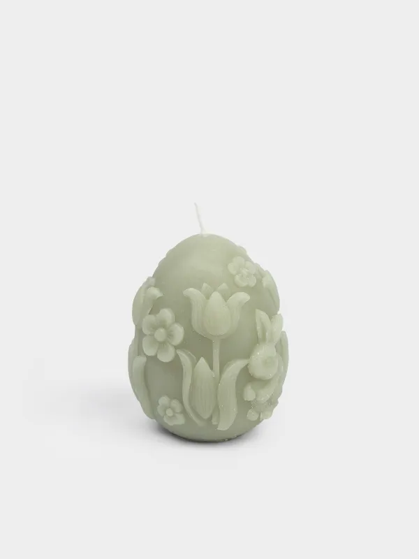 Шам, 6x8 см, жасыл, Жұмыртқа, Easter lace, image-1