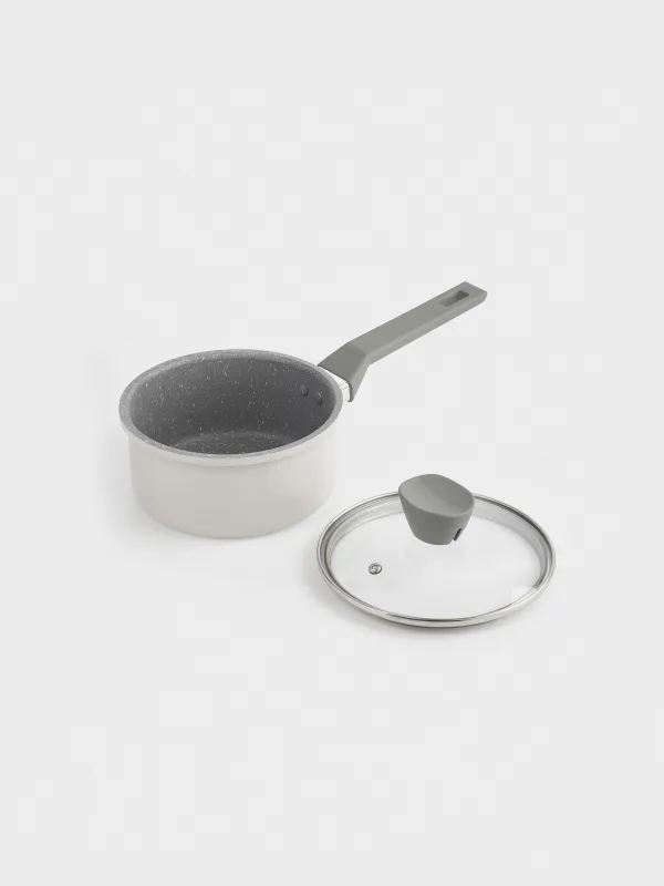 Ыдыс-аяқ жиынтығы, 4 PR, қапталған, алюминий, сарғылт қоңыр, дәмді, image-5