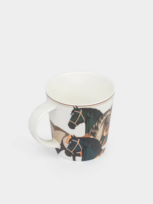 Кружка, 450 мл, Лошади, Horse, image-1