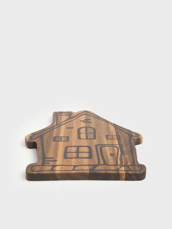 Кесу тақтасы, 30х24 см, ағаш, тікбұрыш, Үй, Noble tree, image-1