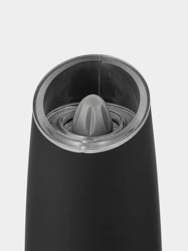 Мельница для специй, 20 см, 2 шт, гравитационная, пластик/акрил, LED W, черная/белая, Spicy, image-3