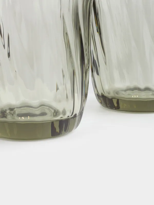 Стақан, 10 см, 270 мл, 2 дана, шыны Р, жасыл, Lombardy R color, image-3