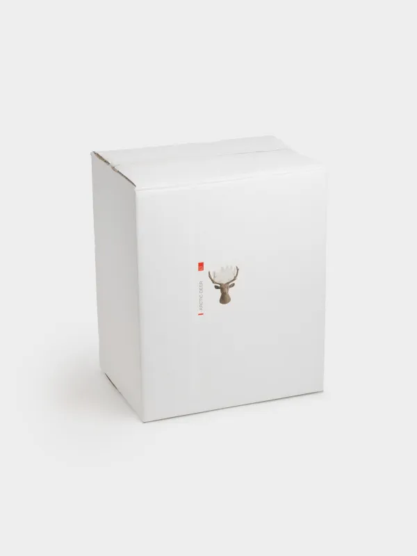 Ваза для фруктов, 27х17х23 см, на ножке, полирезин, цвет, Олень, Arctic deer, image-7