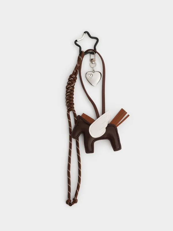 Салпыншақ, 10 см, полиуретан/полиэстер/металл, қоңыр, Пегас, Keychain toy, image-0