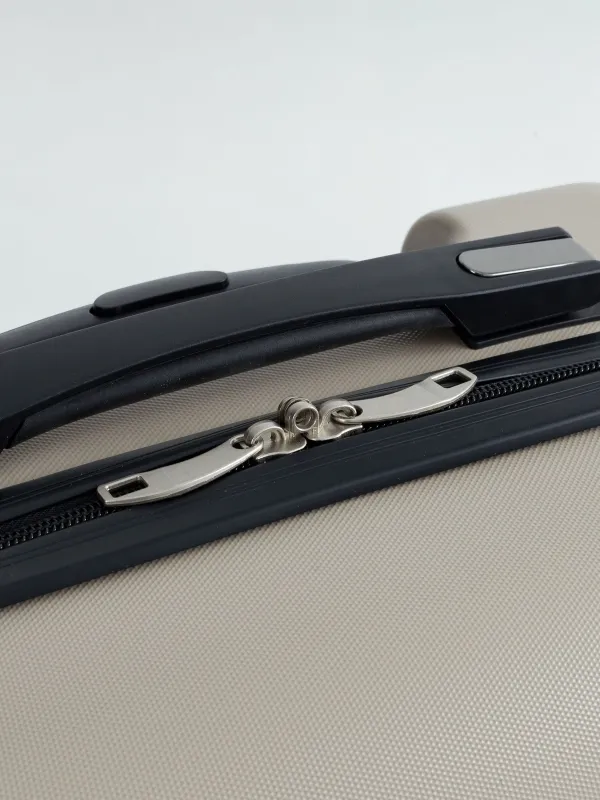 Чемодан S, 39х22х55 см, 2,7 кг, пластик, сарғылт-қоңыр, Travel comfort, image-7