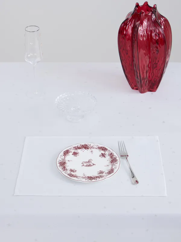 Аспаптарға арналған майлық, 30х45 см, жаккард, полиэстер, ашық сұр, Күміс жұлдыздар, Starlight, image-1