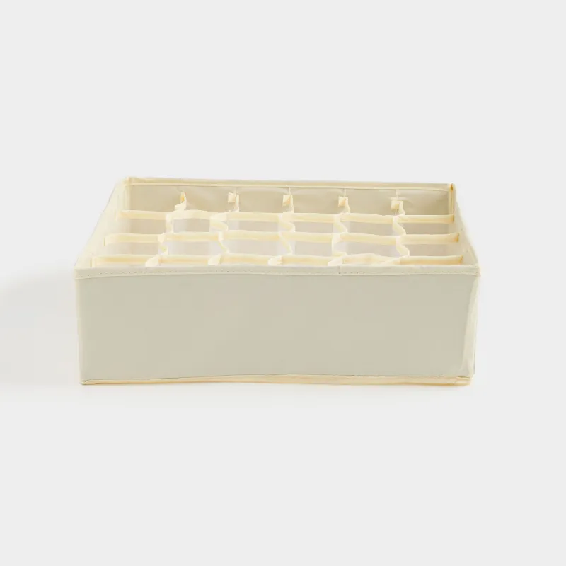 Органайзер-разделитель для ящиков, 35х35 см, 24 отд, текстиль, бежевый, Pedant light, image-4