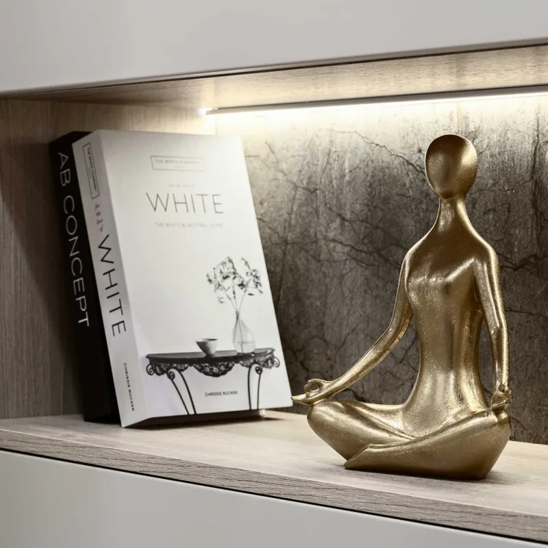 Статуэтка, 26 см, Поза лотоса, Face, image-5