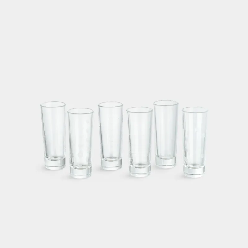 Арақ рөмкелері, 60 мл, 6 дана, шыны, Mixology