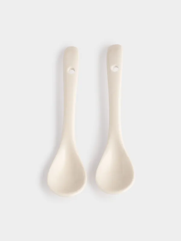 Сусымалы өнімдерге арналған банкіі, 250 мл, 2 дана, стендте, қасықпен, керамика/бамбук, Keep, image-4