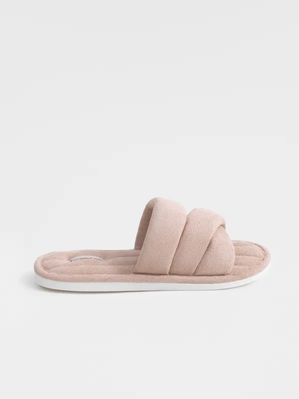 Тапочки домашние, пыльно-розовые, Sunlit, image-0