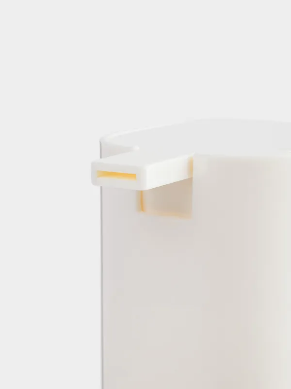 Диспенсер для жидкого мыла, 440 мл, пластик/акрил, молочный, Eleos, image-5