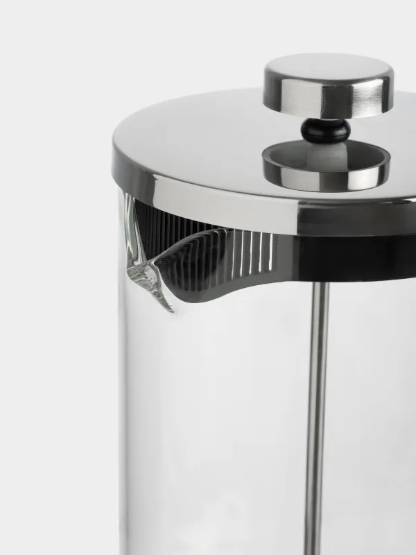 Френч-пресс, 1 л, с мерной шкалой, стекло Б/сталь, Comfort, image-3