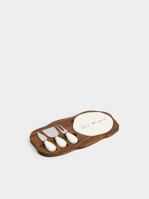 Набор для сыра, молочный, Noble tree, image-0