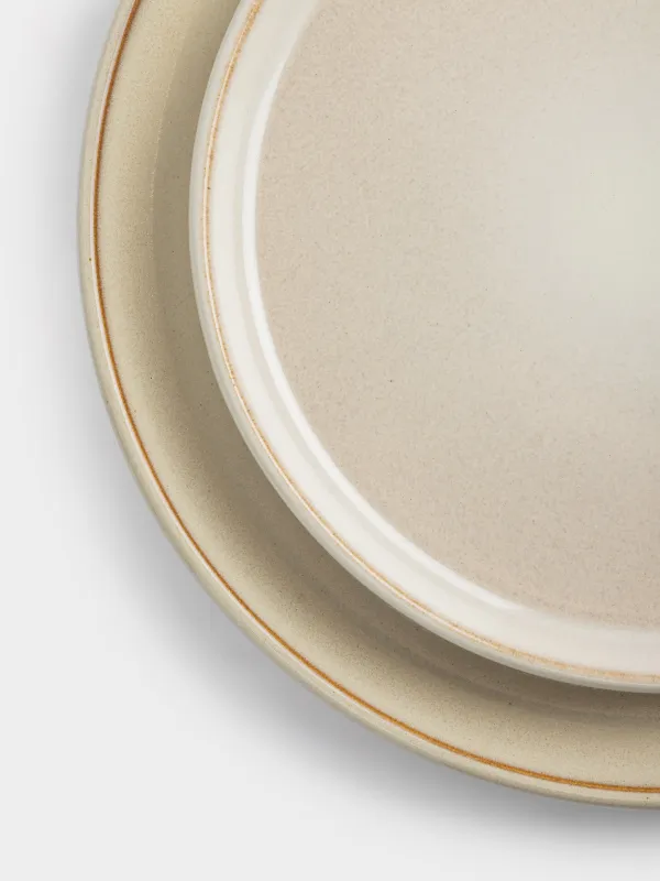 Ас сервизі, 6 адам, 18 зат, тас керамика, сарғылт-қоңыр-қоңыр, Velir, image-3