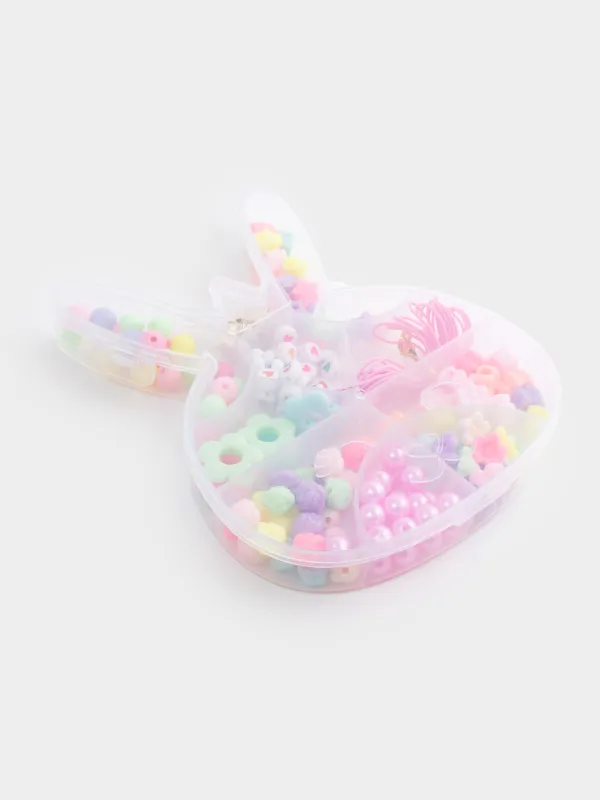 Шығармашылық жиынтығы, 14х12 см, зергерлік бұйымдар жасау, пластик, қоян, Creative, image-1