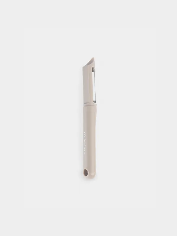 Овощечистка, 17 см, сталь/пластик, серо-коричневая, Regular, image-1