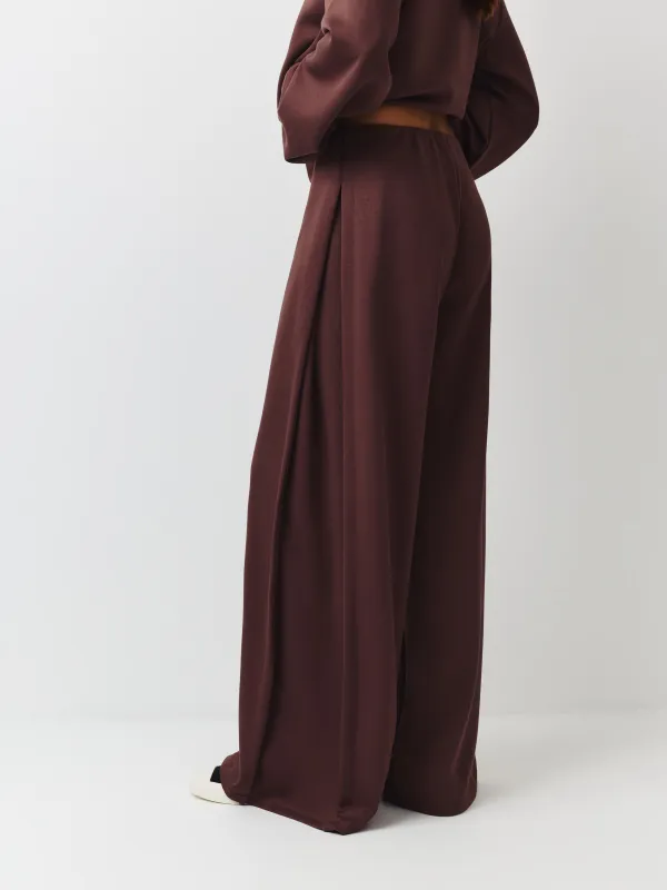 Әйелдер шалбары, өлшемі L, модал/полиэстер/эластан К, қоңыр, Reinalda, image-2