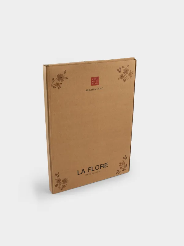 Блюдо, 35х25 см, Винтажные цветы, La flore, image-5